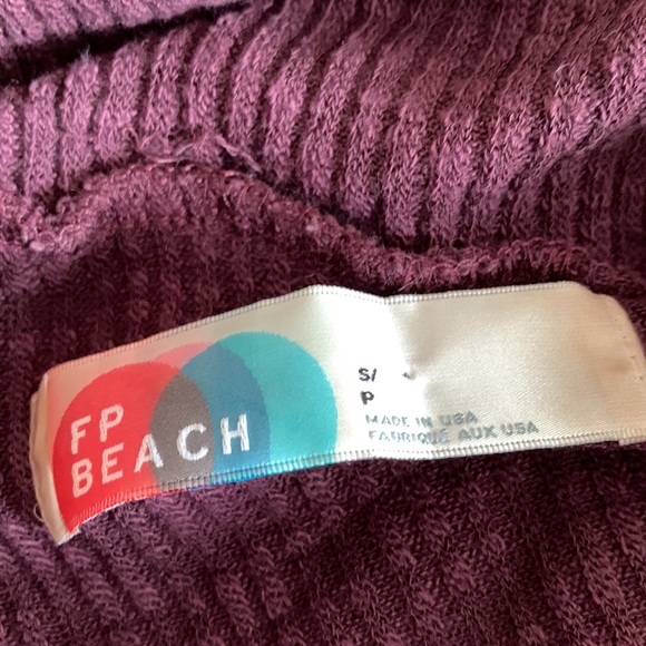 Free People cowl neck open back top - Picture 3 of 4